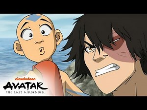 Zuko Crashes Team Avatar's Beach Party 🔥 | Full Scene | Avatar: The Last Airbender
