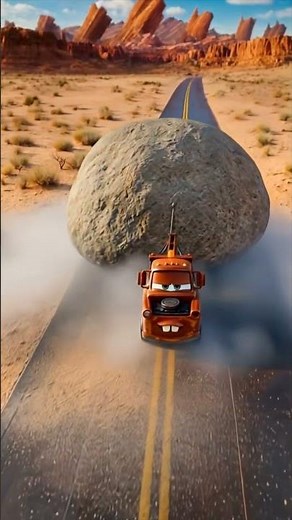 Tow Mater's BIGGEST Tow Job Ever in Radiator Springs! 🪨🚛 #TowMater #CarsToysMovies