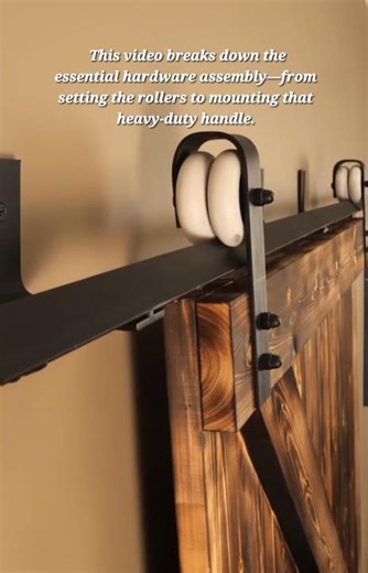 ​DIY Sliding Barn Door: Step-by-Step Hardware Installation & Assembly Guide