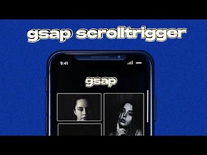 Stunning gsap animation on page scrolling | GSAP scrollTrigger
