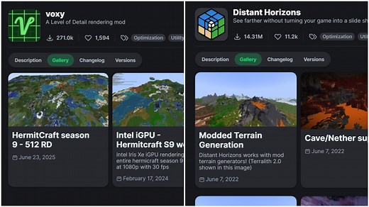 Distant Horizons vs Voxy mod for Minecraft: Which LoD mod should you use?