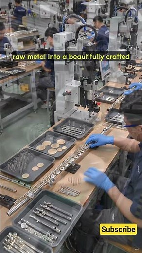 "How Flutes Are Made – Inside a Precision Musical Instrument Factory (Full Process)"