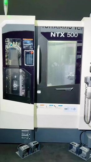 JIMTOF2024,日本东京国际机床展览会。现场实拍DMGMORI德马吉森精机NTX500五轴车铣复合加工中心。#机械之美 #车铣复合 #日本 #精密加工 #展会现场,东京机床展2024精雕- 抖音