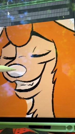 Animating in nature is so peaceful 😌 . . . #animation #animating