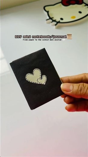 Mini Notebook DIY (So Easy!)✨| Craft Ideas #papercraft #artscraft #diyideas #scrapbook #shorts