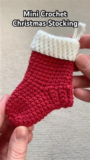 Crochet Christmas Stocking #crochet #amigurumi #mekiandpea