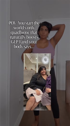 Wendy | Gut Health & Wellness Coach on Instagram: "You’re not “waiting to feel ready”—you’re delaying results that could already be happening. I didn’t overhaul my life. I didn’t follow a rigid plan. I just started one protocol: A quadbiotic and a cortisol lowering drink that supports my gut-brain axis and naturally activates GLP-1 (your body’s built-in appetite regulator). The same hormone that injectable weight loss meds try to mimic… but this is plant-powered, clinically studied, and gut-firs