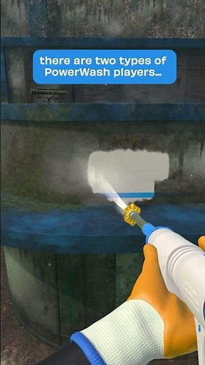 They will do everything but use the ladder or Scissorlift🪜💦#PowerWashSimulator2 #SimulatorGames