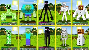 All Mobs Became Mutant Mobs In Minecraft Zombie Creeper Enderman Skeleton Spider Battle How To Play | Minecraft Animation Game | Facebook