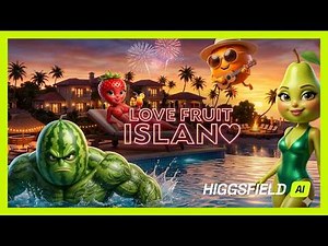 How I Made Viral AI Fruit Love Island Videos 100% FREE in 2 Minutes