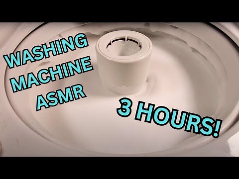 3 Hour Washing Machine ASMR