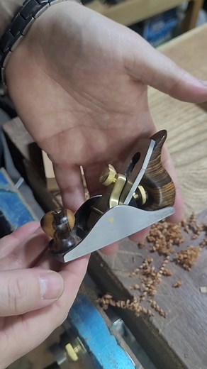 Using a mini plane to make mini planes! @davecorinth #woodworking #handtools #woodworker #planemaking #woodworkingtools #handmade | Jamie Harpster