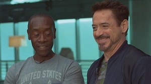 EXCLUSIVE: 'Captain America: Civil War' Stars Robert Downey Jr. and Don Cheadle Have the Best