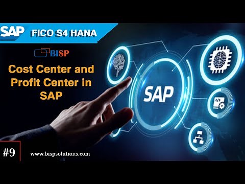 SAP FICO | Cost Center and Profit Center in SAP | SAP Profit Center Cost Center| SAP FICO Consultant