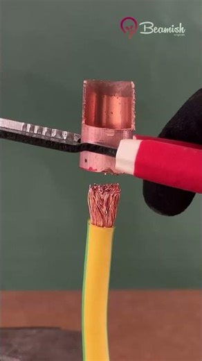DIY copper battery terminal #diy #battery #terminal #trick