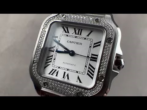 Cartier Santos de Cartier Medium Diamond Pavé W4SA0005 Cartier Watch Review