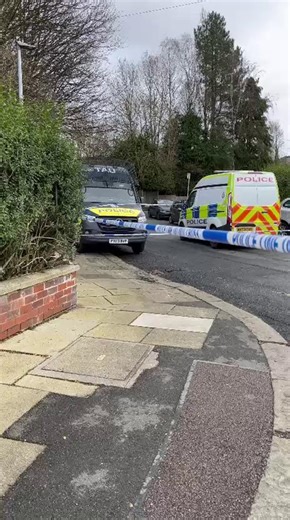 More footage from the scene in Bury - a murder investigation is underway following a fatal stabbing just before midnight. #manchestereveningnews #breakingnews #bury | Manchester Evening News