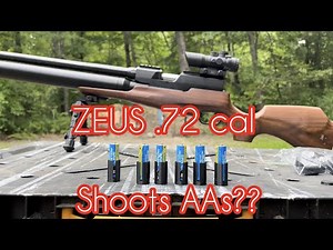 AEA Zeus .72 Supersonic AA batteries explode on impact! ( ballistic gel and more) + shot shells