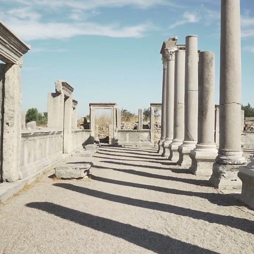 Perge Ancient Greek City #perge #ruins #ancienthistory #shorts