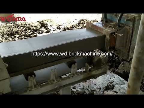 Automatic burnt sintered clay brick making process in brick factory using traditional hoffman kiln