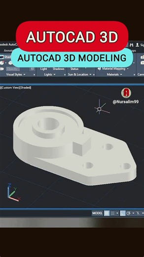 autocad 3d, autocad 3d modeling