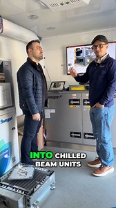 How chilled beam units work. #hvactechnician #hvacmaintenance #hvac #airconditioner #airconditioning | Tony Mormino