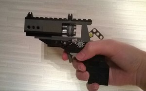 【搬运视频教程】How To Build Very Simple Lego Revolver (WORKING)