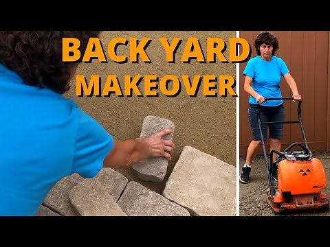 How to Lay Bricks - Backyard Makeover with Pavers