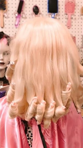 ASMR Hairstyling perm rods and cats oh my!