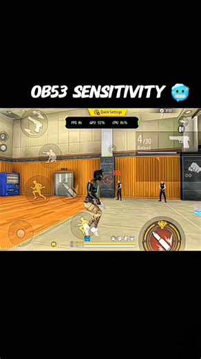OB53 BEST SENSITIVITY🔥🥶 #freefire #viralshorts #headshot #freefirevideos