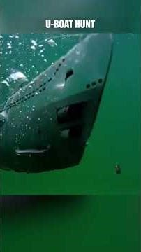 Uboat hunt, cardboard destroyer attacks model submarine with depth charges #shipwreck #battleship