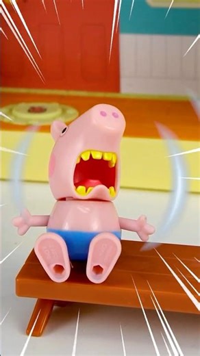 Say Aaaaaaaw😱 Satisfying Experience with Peppa Pig and Family Collection #short #funny