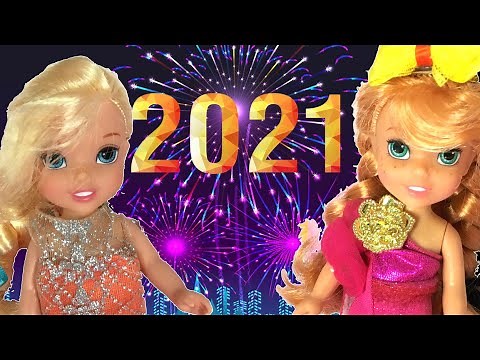 NEW YEARS 2021! Elsa and Anna Toddlers Celebrate I Party at Dreamhouse I Barbie I Songs I Toddlers