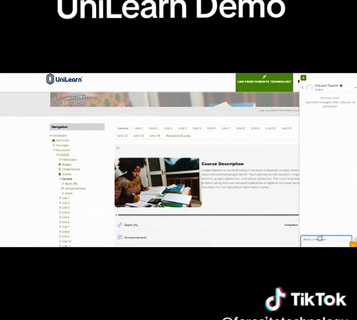 Welcome to the official UniLearn Demo! 🎓 In this walkthrough, you'll discover how UniLearn empowers schools, colleges, and training institutions to deliver engaging online and blended learning—while streamlining administration and boosting productivity across the board. 💡 What You'll See in This Demo: How to create courses and generate AI-powered lesson plans Student and teacher dashboards in action Live class integration (Zoom/Google Meet) Online assignment submissions and auto-grading Parent