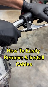 1.2M views · 15K reactions | This is how I’ve always popped off and installed cables when replacing or servicing them. Any other techniques you like? … #motorcycle #mechanic #howto #diy #honda #cb250 #kawasaki #yamaha #suzuki #harleydavidson #royalenfield #ducati #bmw #cb750 #kz1000 #Cable #satisfying #tutorial | One-Up Moto Garage | Facebook