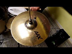 Sabian AAX 14" x-plosion hi-hat cymbal sound test review