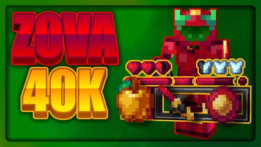ZOVA 40K 16x PACK RELEASE (Best Hypixel UHC Pack) [Made by BuddhaTortoise] Minecraft 1.8.9 Minecraft Texture Pack
