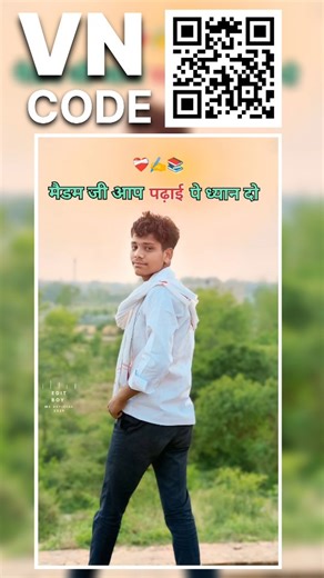 Vn code on Instagram: "TRENDING VN CODE USE THIS SOUND Step 1: Take a screenshot of this reel Step 2: Open VN Video editor app Step 3: Click on the scanner in top of right corner Step 4: Scan the screenshot & click on the download / use Step 5: Select your photos and export video #vn_code_tamplate1 #vn #vnrussia #vnqrcodes #vneditor quotesvn vnquotes vnvlognow vnvideoeditor scan qr vncode code vn reel trend vncode instsmagram vnediting vntutorial reels instagram explore edits editing edit explor