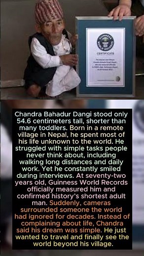 The Shortest Man Ever Recorded