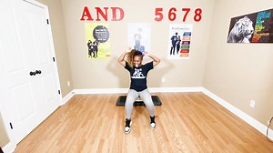 72K views · 2K reactions | Sometimes anxiety sneaks in, and I have to shake it off—literally! I crank up the music and dive into a mid to high-impact chair exercise routine to reset my mind and boost my mood. Movement is medicine, y’all! Can you keep up and join me? Let’s dance through the stress together! | And 5678 Line Dance | Facebook