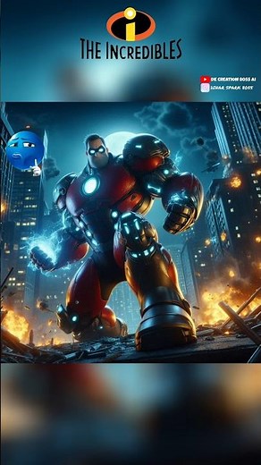 Mr. Incredible Epic Suit Transformation 💀 The Incredibles Epic Moments #incredible #epic #ai ⚡