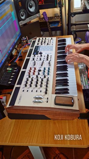 Koji Kobura on Instagram: "Wham! - Last Christmas (PolyBrute 12 synthesizer) #arturia #polybrute12 #synth #musicproducer #synthpop @arturia_official"