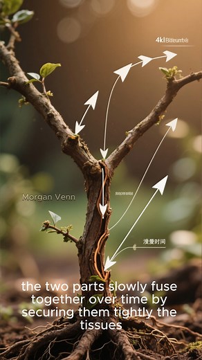 Boost Your Trees with Inarching Grafting! ☘️ #TreeGrafting #FruitTreeCare #treehealing #SustainableGardening #TreePropagation #USAHomeGarden #greenthumb #PlantRescue #graftingtechniques #backyardfarming #gardeningcommunity | Morgan Venn