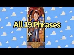 All 19 Phrases for the Newer Disney Store Woody 2014 Version