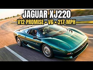 JAGUAR's V12 BETRAYAL Built 217 MPH V6 LEGEND?! The XJ220