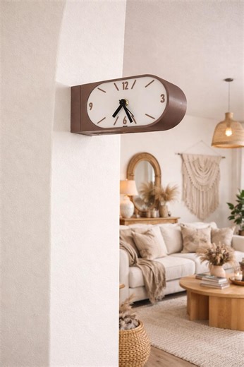 Double-sided 3D Printed Wall Clock, Modern and Original Design, a Wall Decoration for Living Room, Kitchen or Office - Etsy