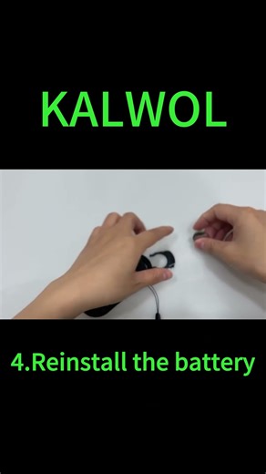 kalwol Remote Control Battery Replacement Guide