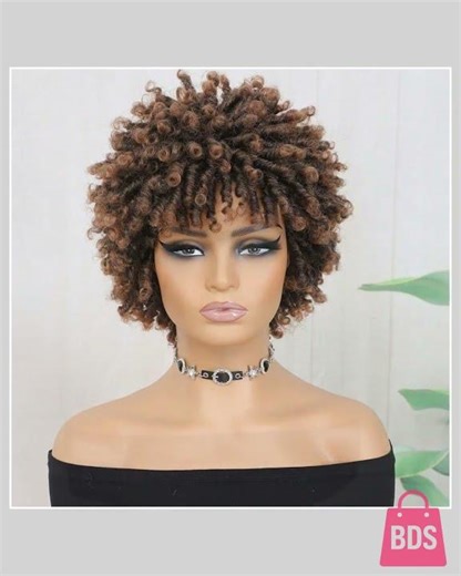 Short Faux Locs Wig