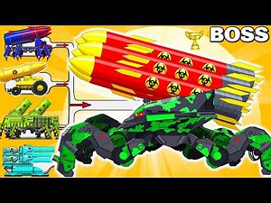 KING CRAB MZKT TRUCK SUPER ROCKETS DOMINATE TANKS in EPIC Battle