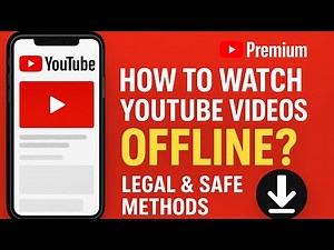 How to Watch YouTube Videos Offline | Legal & Safe Methods Explained #bluebirddigitaltechnology